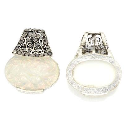 Charm grande con strass - Modello 19