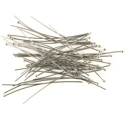 50 Chiodini argento a punta tonda - 6 cm