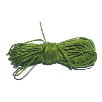 10 metri cordino cerato - Colore: VERDE PRATO