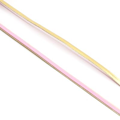 1 metro cordino simil cuoio 3mm  - Colore: ROSA ORO