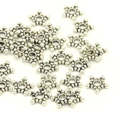 20 Distanziatori argentati palline a stella