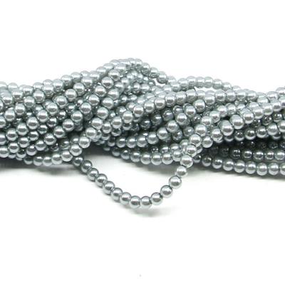 1 filo di perle rinascimento da 4mm - colore: ARGENTO