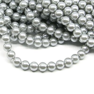 1 filo di perle rinascimento da 8mm - colore: ARGENTO
