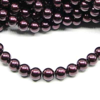1 filo di perle rinascimento da 10mm - colore: BORDEAUX