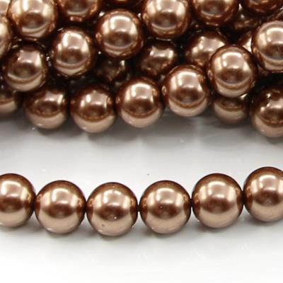 1 filo di perle rinascimento da 12mm - colore: BRONZO