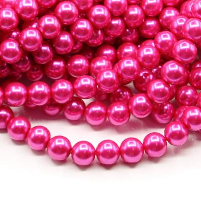 1 filo di perle rinascimento da 12mm - colore: FUCSIA