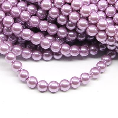 1 filo di perle rinascimento da 8mm - colore: LILLA