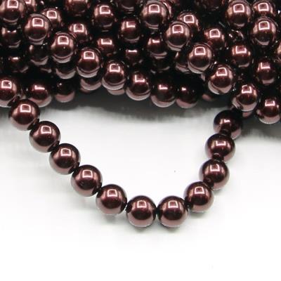 1 filo di perle rinascimento da 10mm - colore: MARRONE