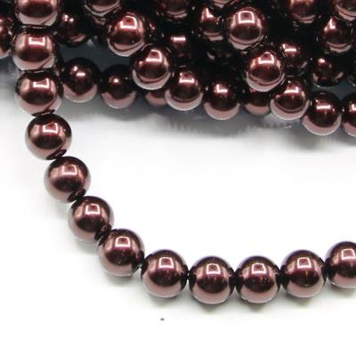 1 filo di perle rinascimento da 12mm - colore: MARRONE