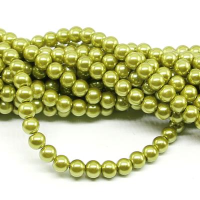 1 filo di perle rinascimento da 8mm - colore: VERDE