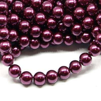 1 filo di perle rinascimento da 12mm - colore: VINACCIA