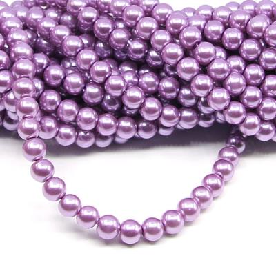 1 filo di perle rinascimento da 6mm - colore: VIOLETTO