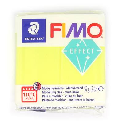 Fimo soft effect 57gr n. 104 - GIALLO TRASLUCIDO
