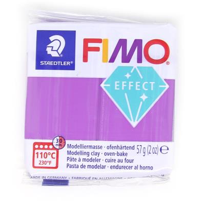 Fimo soft effect 57gr n. 604 - VIOLA TRASLUCIDO