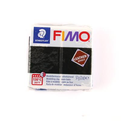 Fimo leather 57gr n. 909 - NERO