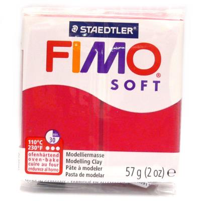 Fimo soft 57gr n. 26 - ROSSO CILIEGIA