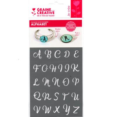 Foglio stencil - ALFABETO