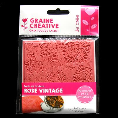 Foglio texture molto a rilievo  - ROSE VINTAGE