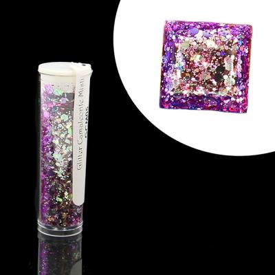 Glitter Camaleonte - Mod. 5 - Colore: Viola-Oro Spento