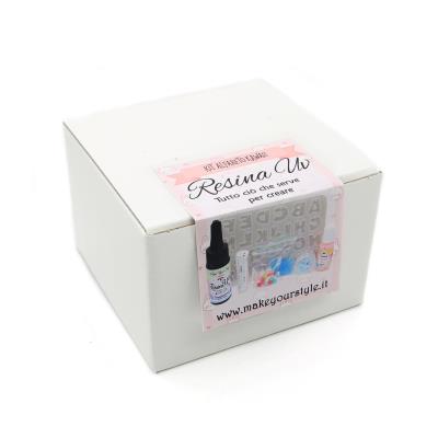 Kit Resina UV - Alfabeto Kawaii + videocorso!