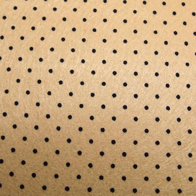 Pannolenci beige con stampa pois neri - 30x30cm