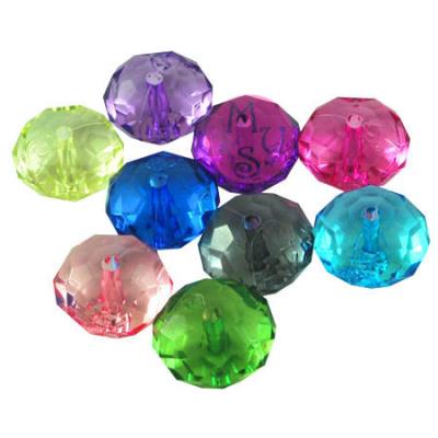 20 Perle ovali - colore: MISTE