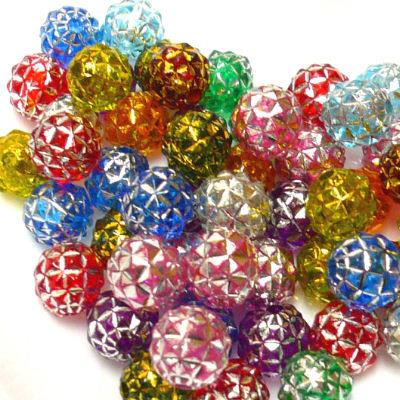 20 Perle tonde 8mm - Mod. 12 - colore: MISTE