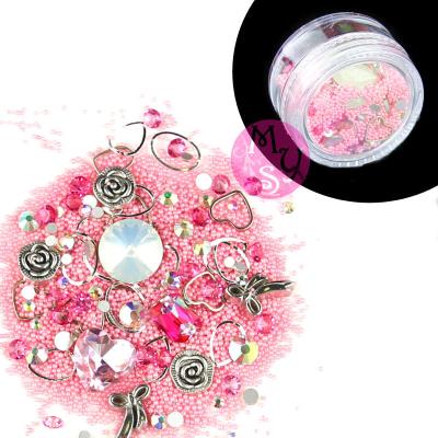 Strass, microsfere e decori metal - Lotto mix - Mod. 02