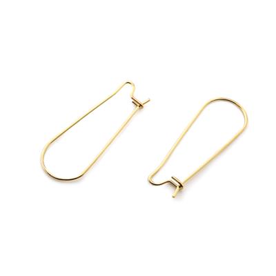 Monachelle chiuse acciaio inox dorato - 33mm