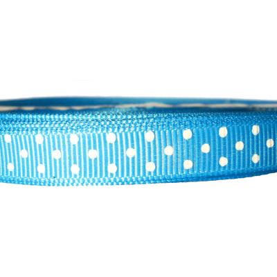 1 metro satin a pois - Colore: TURCHESE