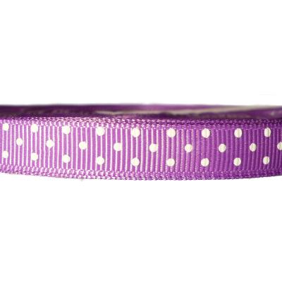 1 metro satin a pois - Colore: VIOLA