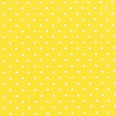 Pannolenci giallo con stampa pois bianchi - 30x30cm