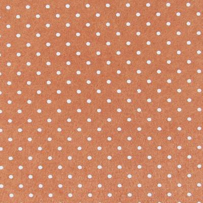 Pannolenci marrone con stampa pois bianchi - 30x30cm