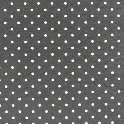 Pannolenci nero con stampa pois bianchi - 30x30cm