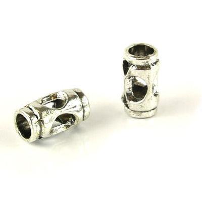 Perla metallica a foro largo - Mod. 75 - Rondella traforata