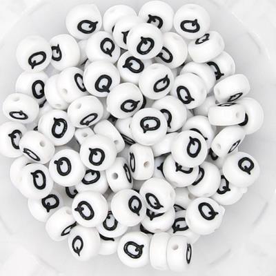 10 Perle Alfabeto Mod. 1 - Lettera: Q