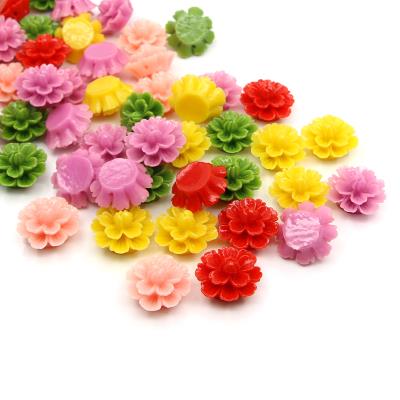 5 Perle a fiore 2cm - colore: MIX