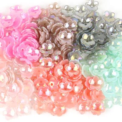 10 Perle a fiore flat curvy - colore: MISTO