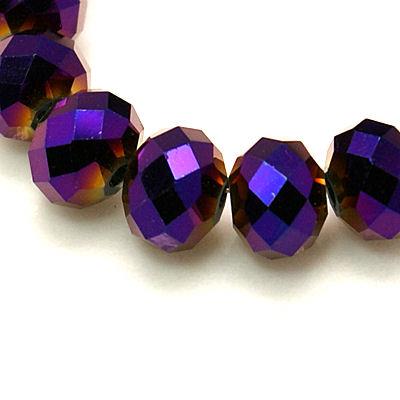 10 perle ovali - Mod.1 - colore: VIOLA