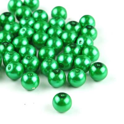 50 Perle rinascimento - colore: VERDE