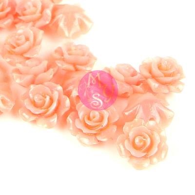 4 Perle a rosa 1,2cm - colore: ROSA