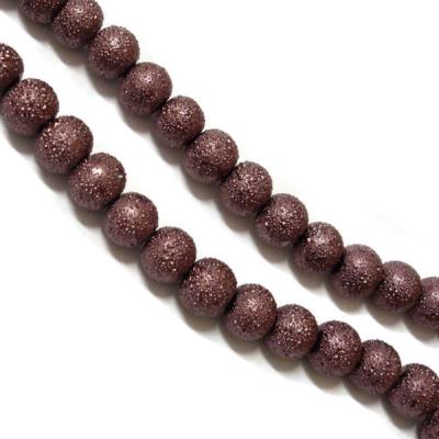 20 Perle effetto bagnato - colore: MARRONE