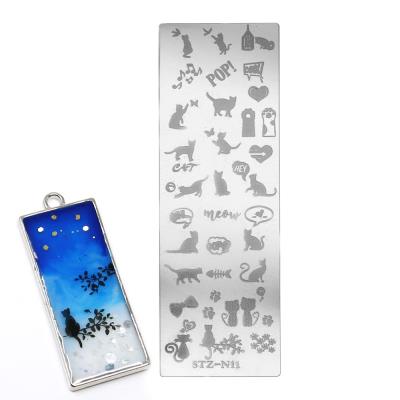 Piatto per stamping - Animali - Mod. 01 - Gatti