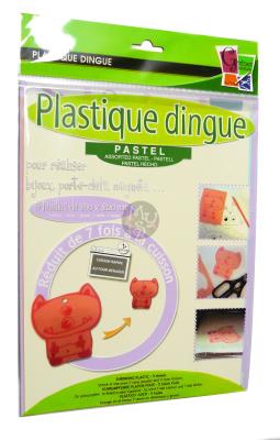 Plastica Pazza Pastello - confezione: 5 fogli colori misti