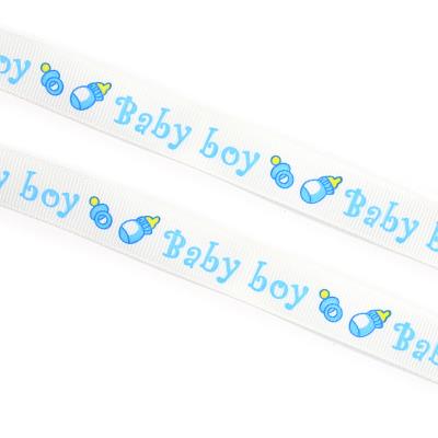 1 metro satin mod. 6 - Colore: AZZURRO Baby Boy