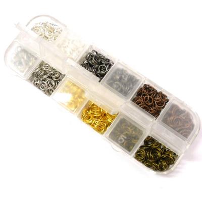 Scatola anellini - 6mm - Colori Misti Metallo