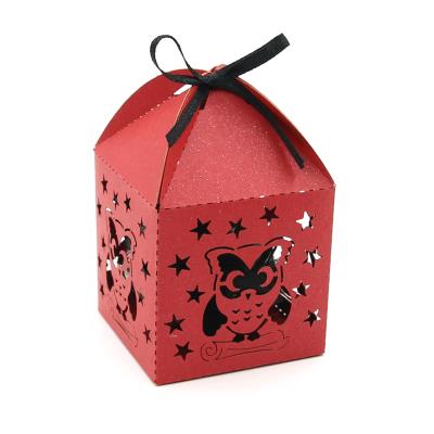 1 Scatola per bomboniere con nastro - Laurea - Mod. 1 - Rosso