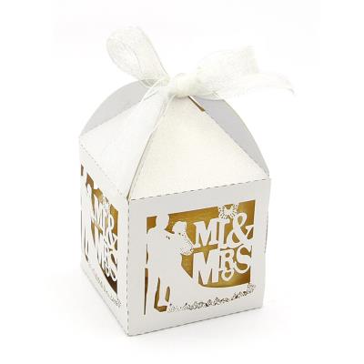 1 Scatola per bomboniere con nastro - Matrimonio - Mod. 3