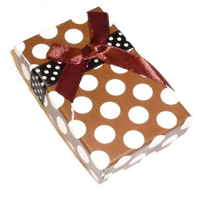 1 Scatola regalo - Mod. 4 - colore: MARRONE 