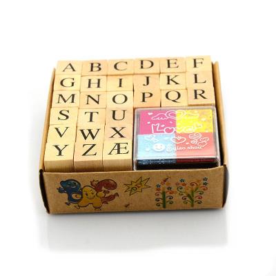 Set lettere maiuscole con inchiostro